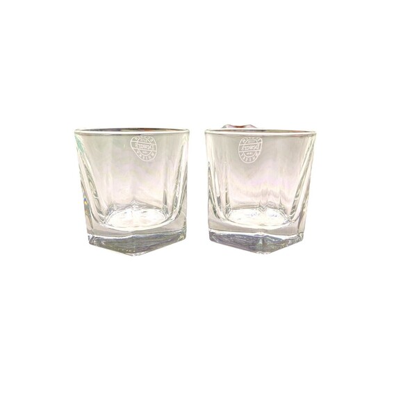 2 Vintage Dewars Glasses Scotch Whisky Low Ball Glass Rocks Libbey Duratuff - Picture 3 of 8